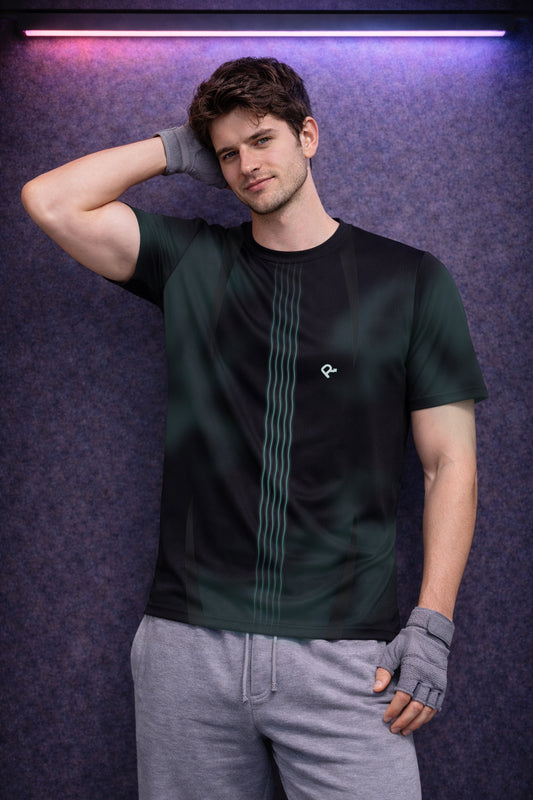 Smokey Black Sports Tee