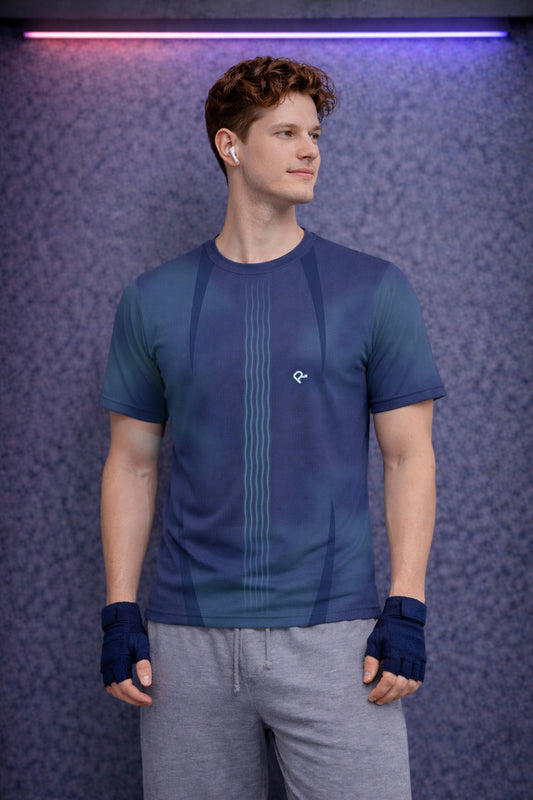 Smokey Blue Sports Tee