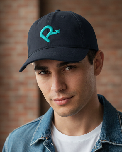 Cyan R Logo Embroidered - BaseBall Cap